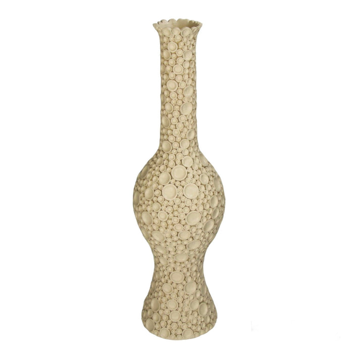 Dekovase Ella Creme Kunststoff H51cm