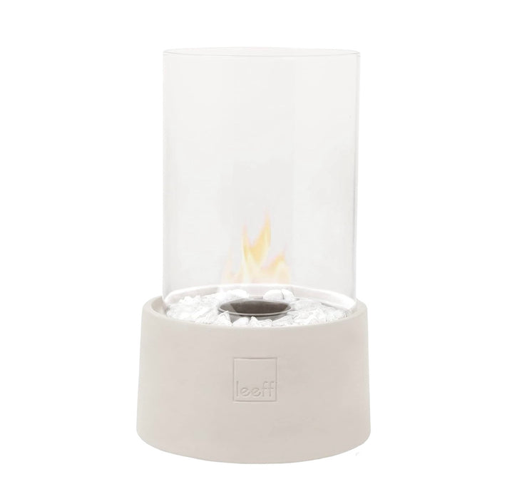 Leeff Stonefire Tischkamin Weiss