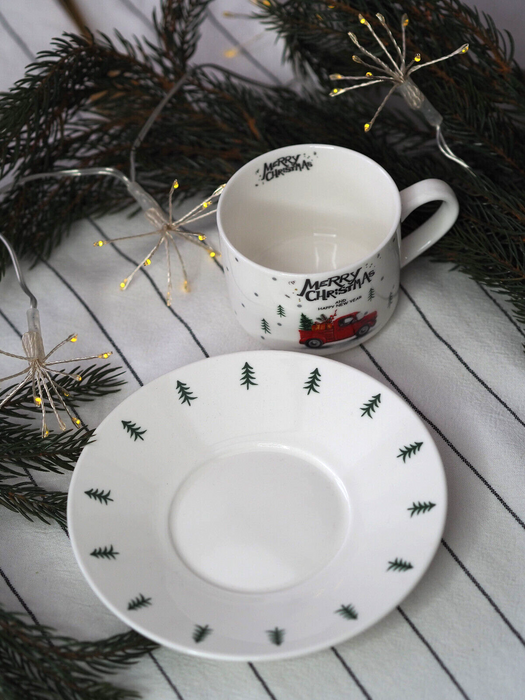 Kaffeetasse mit Unterteller