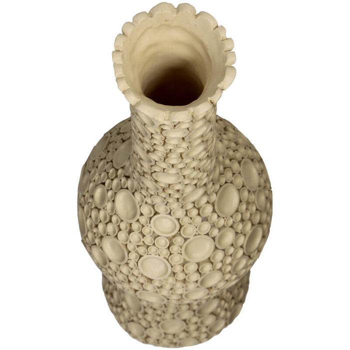 Dekovase Ella Creme Kunststoff H51cm
