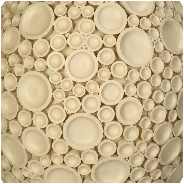 Dekovase Eva Creme Kunststoff H57cm