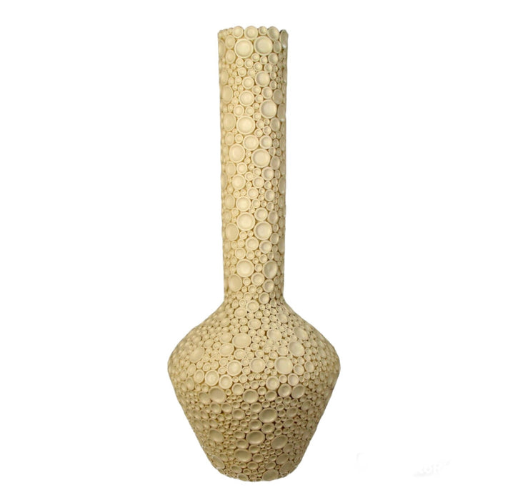 Dekovase Eva Creme Kunststoff H57cm