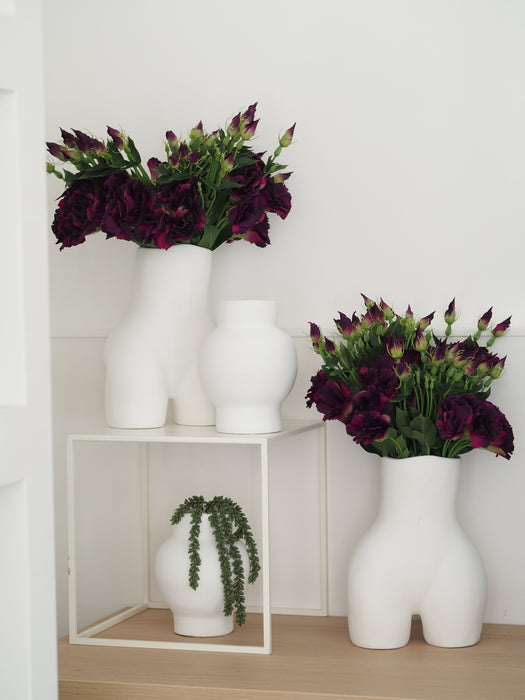 Kunstblumen Eustoma 12 Stiele