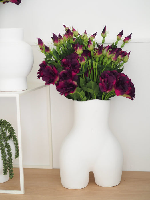 Kunstblumen Eustoma 12 Stiele