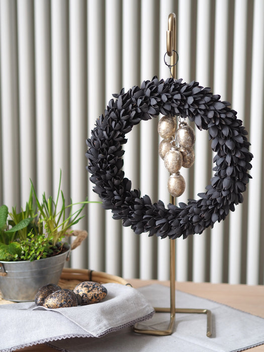 Dekokranz Dunkles Grau 30cm