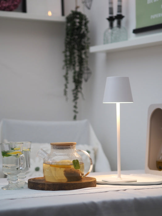 Tischlampe Weiß