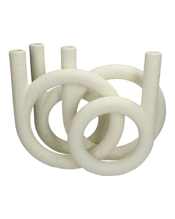 Kerzenhalter für Stabkerzen H30cm Creme