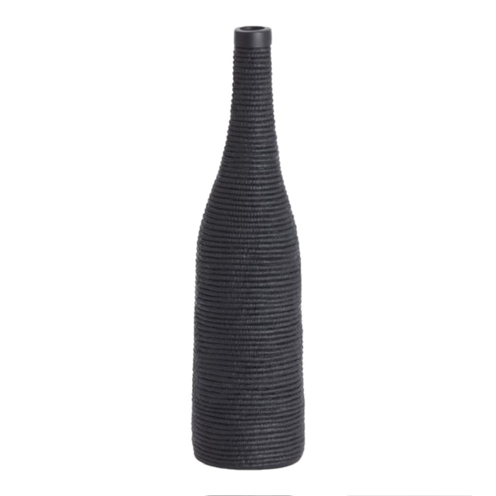 Dekovase Youna Matt Schwarz H40cm