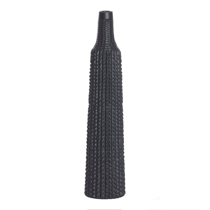 Dekovase Angira Matt Schwarz H46cm