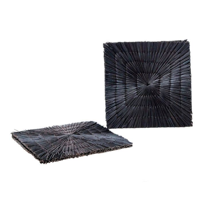 Untersetzer Varna schwarz 2er Set