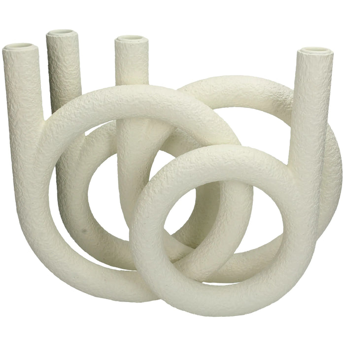 Kerzenhalter für Stabkerzen H30cm Creme